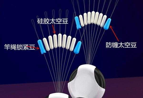 太空豆怎么穿在鱼线上