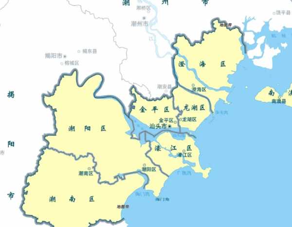 汕头市有几个区