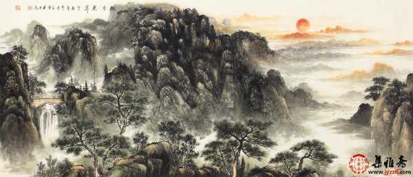 客厅山水画挂什么比较好