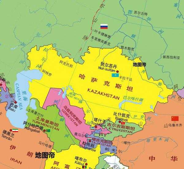 哈萨克斯坦面积大小