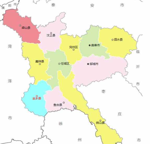 济宁市有几个区几个县