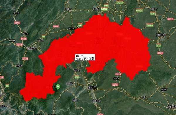 眉山市有几个区县