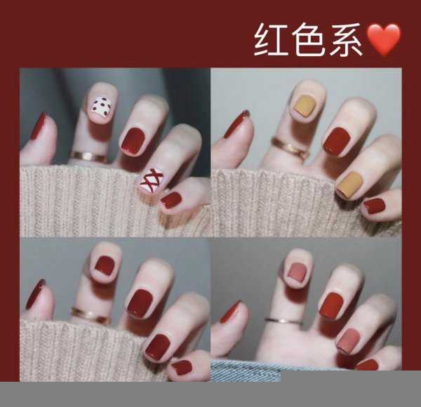 手黑适合的美甲颜色