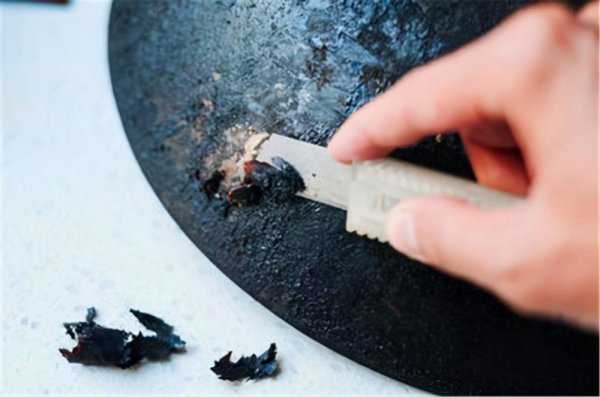 炒锅外面的油渍污垢怎样去除