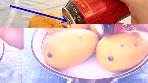 剥芒果皮最简单方法