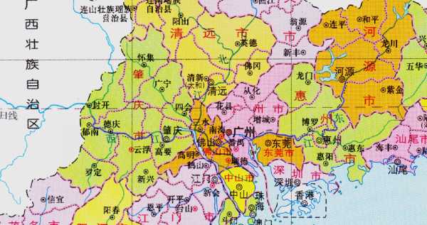 地级市中山有几个区县