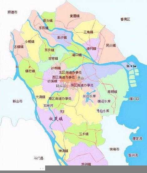 地级市中山有几个区县