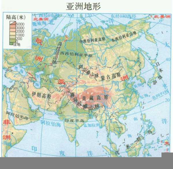 亚洲的气候特征分布介绍