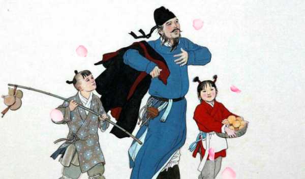 李白说仰天大笑出门去