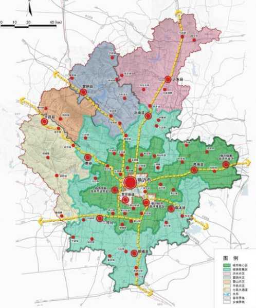 山东临沂三区九县