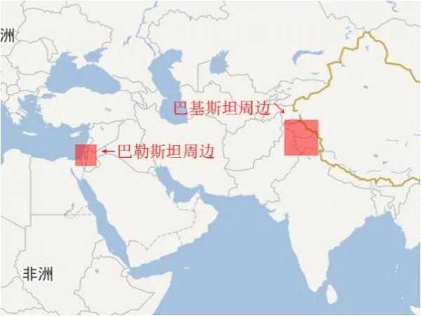 巴基斯坦和巴勒斯坦是一个国家吗